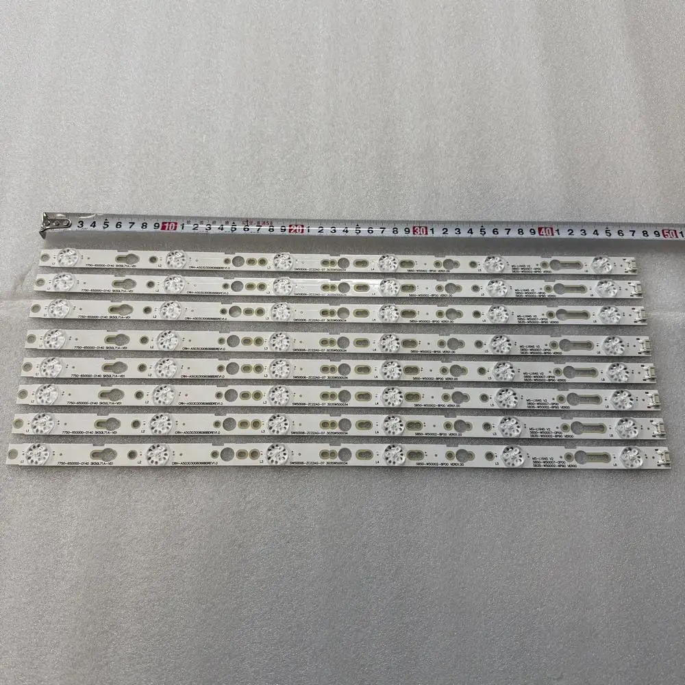 8pcs/set LED Strip For 50M9 50X6 W50US 50E388G 50E382W MS-L1645 V2 MS-L2445 V1 CRH-A50303008066BD
8pcs/set LED Strip For 50M9 50X6 W50US 50E388G 50E382W MS-L1645 V2 MS-L2445 V1 CRH-A50303008066BD