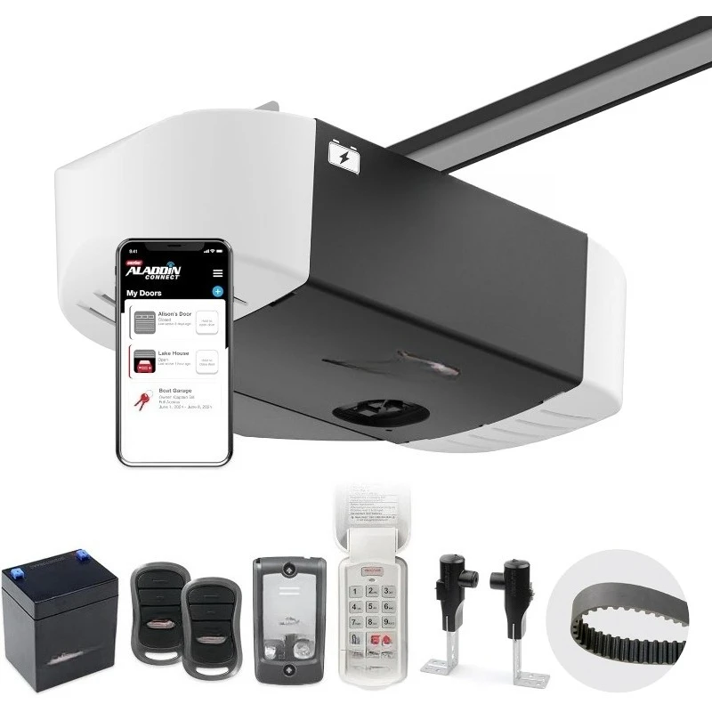 StealthDrive 7155 Connect Smartphone-Controlled Belt Drive Garage Door Opener - 1 Each 
StealthDrive 7155 Connect Smartphone-Controlled Belt Drive Garage Door Opener - 1 Each