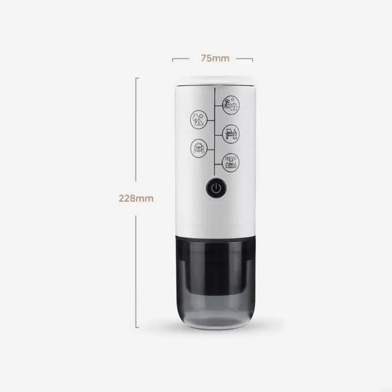 F92F Espresso Device with Easy Operation and Temperature Control Portable Electric Coffee Maker Plastic Texture for Home
F92F Espresso Device with Easy Operation and Temperature Control Portable Electric Coffee Maker Plastic Texture for Home