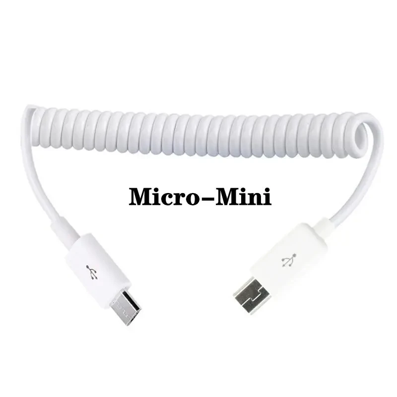 1m USB Cable, Telescopic Spring Cable, Mini Micro 5P Male To Male Extended Cable, 5-Core Cable For Mobile Phones And Tablets
1m USB Cable, Telescopic Spring Cable, Mini Micro 5P Male To Male Extended Cable, 5-Core Cable For Mobile Phones And Tablets