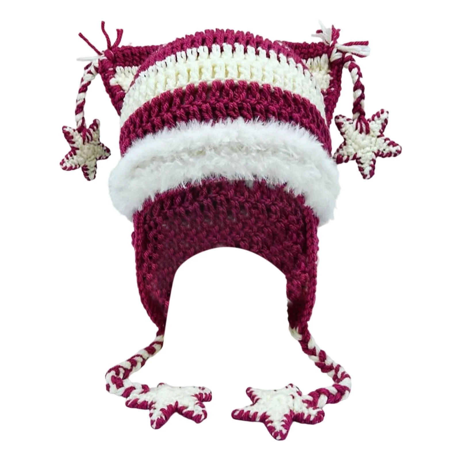 Забавная шапка с кошачьими ушками, вязаная крючком шапка для женщин, милая вязаная полосатая зимняя теплая свободная посадка, стильная кепка в стиле хип-хоп ручной работы Y2K
Забавная шапка с кошачьими ушками, вязаная крючком шапка для женщин, милая вязаная полосатая зимняя теплая свободная посадка, стильная кепка в стиле хип-хоп ручной работы Y2K