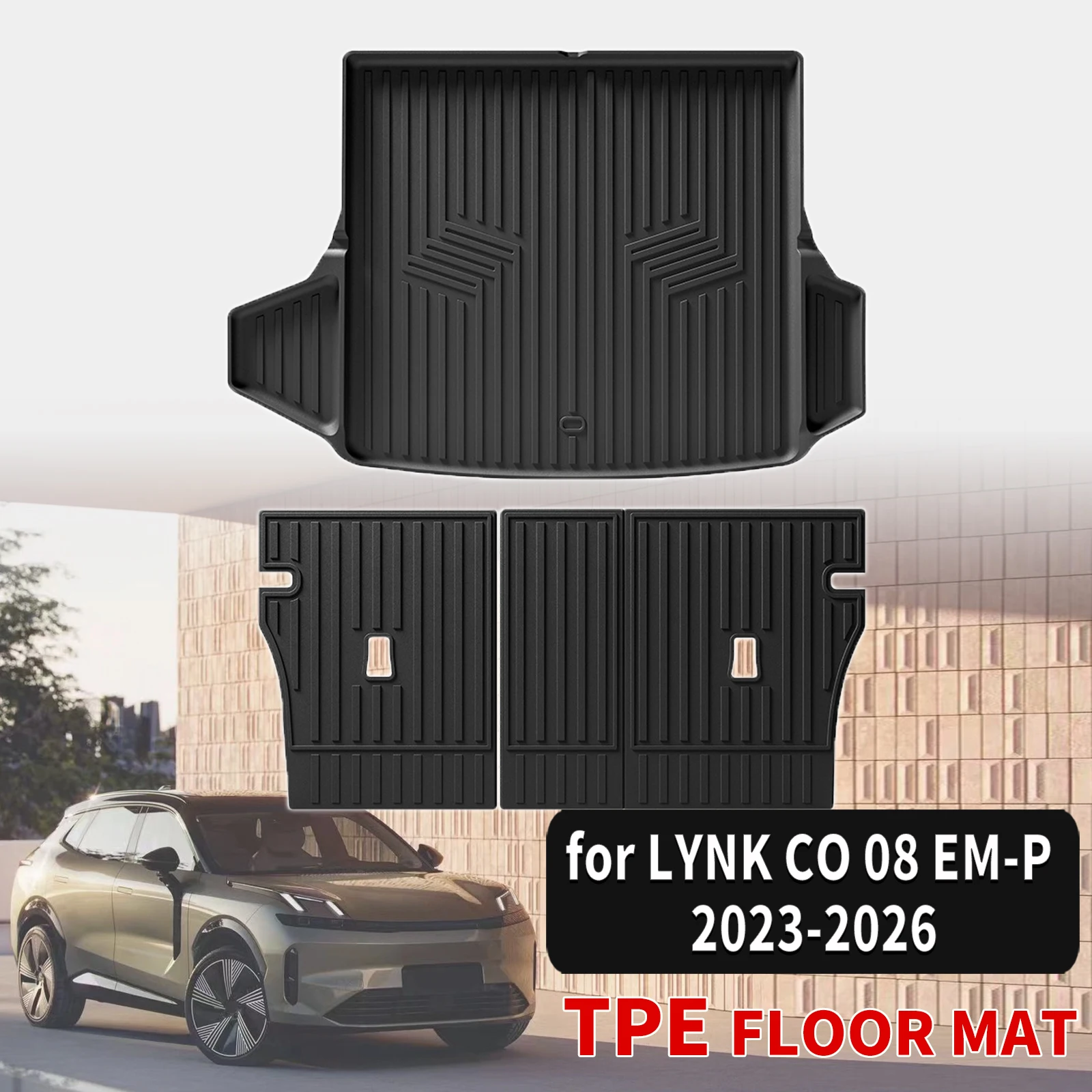 for LYNK CO 08 EM-P 2023 2024 2025 2026 Luxury Eco TPE Car Trunk Pads, Odorless Non-Toxic Custom Fit (Not For RHD)
for LYNK CO 08 EM-P 2023 2024 2025 2026 Luxury Eco TPE Car Trunk Pads, Odorless Non-Toxic Custom Fit (Not For RHD)