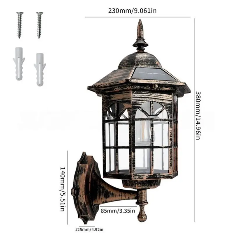 BAAJ-Outdoor Wall Light Fixtures Porch Lights Outdoor Dusk To Dawn Sensor Outdoor For Courtyard Corridor B
BAAJ-Outdoor Wall Light Fixtures Porch Lights Outdoor Dusk To Dawn Sensor Outdoor For Courtyard Corridor B