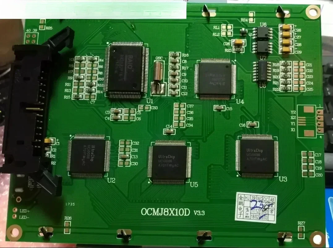 Контроллер экскаватора посвященный Jinpeng LCD OCMJ8X10D 160128 точечная матрица с библиотекой китайских иероглифов
Контроллер экскаватора посвященный Jinpeng LCD OCMJ8X10D 160128 точечная матрица с библиотекой китайских иероглифов