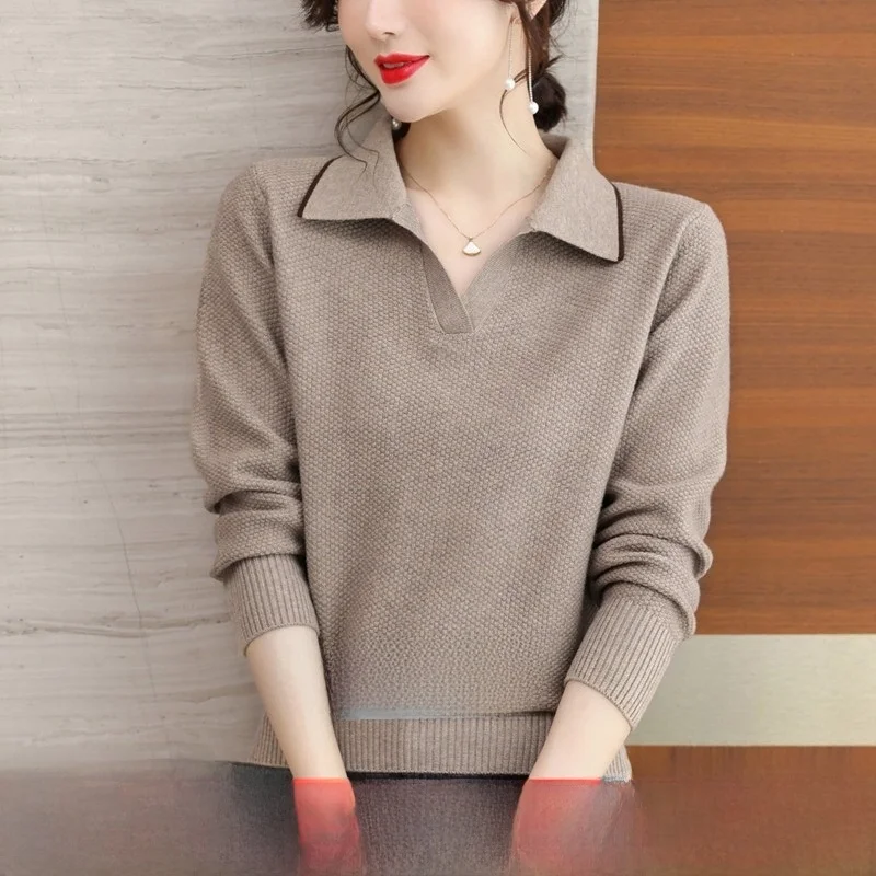 Осенний новый женский вязаный свитер Camere с воротником-стойкой, верхняя одежда, мягкий удобный длинный топ све
Осенний новый женский вязаный свитер Camere с воротником-стойкой, верхняя одежда, мягкий удобный длинный топ све