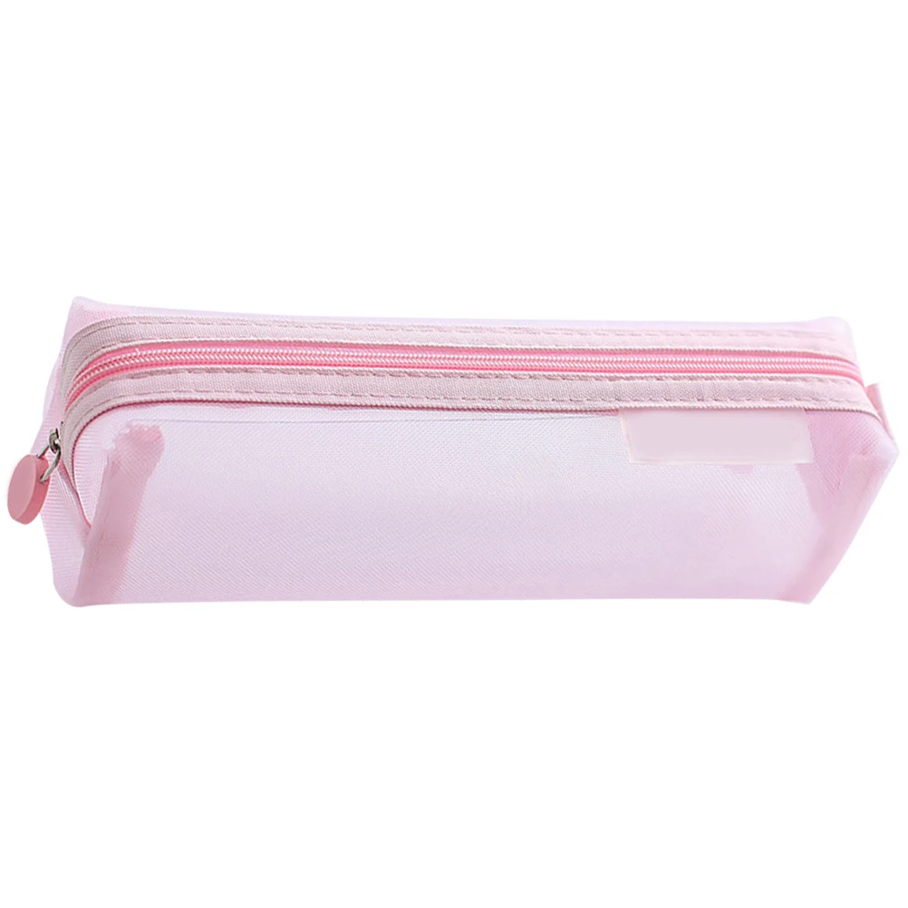Pencil Case Nylon Lightweight Portable Mesh Holder Transparent Stationery Dedicated Use Students School 
Pencil Case Nylon Lightweight Portable Mesh Holder Transparent Stationery Dedicated Use Students School