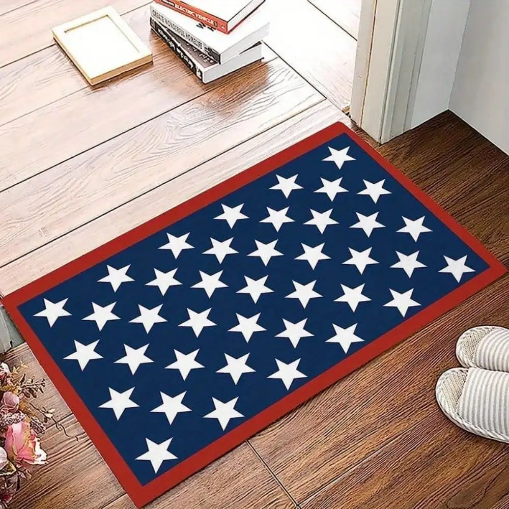 American Flag Flannel Doormat Non-slip Rubber Back Floor Mat Ideal for Independence Day Home Entrance Bathroom Outdoor Decor
American Flag Flannel Doormat Non-slip Rubber Back Floor Mat Ideal for Independence Day Home Entrance Bathroom Outdoor Decor