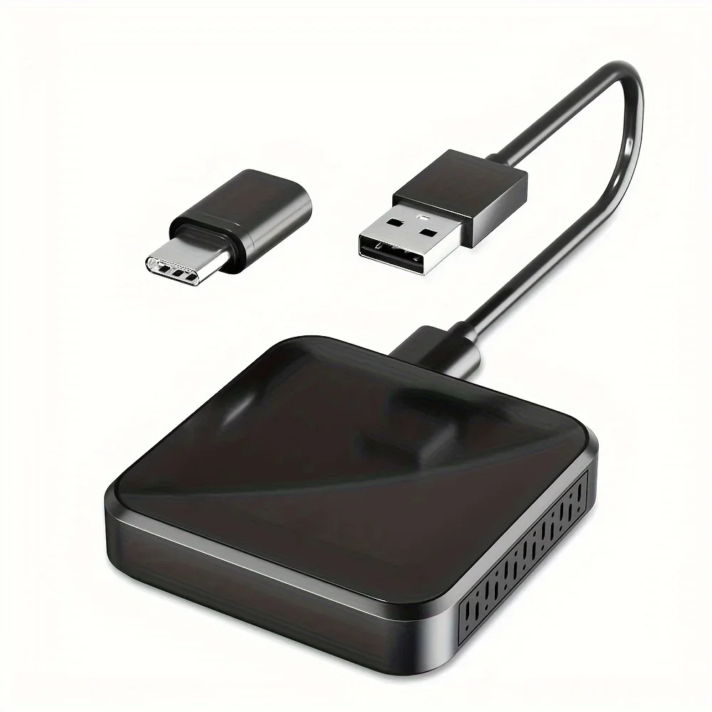Wireless Car Adapter Dongle, Small Magic Box Wired To Wireless Player, Plug And Play 1pc Adapter for Cars Starting In 2015, Conv
Wireless Car Adapter Dongle, Small Magic Box Wired To Wireless Player, Plug And Play 1pc Adapter for Cars Starting In 2015, Conv