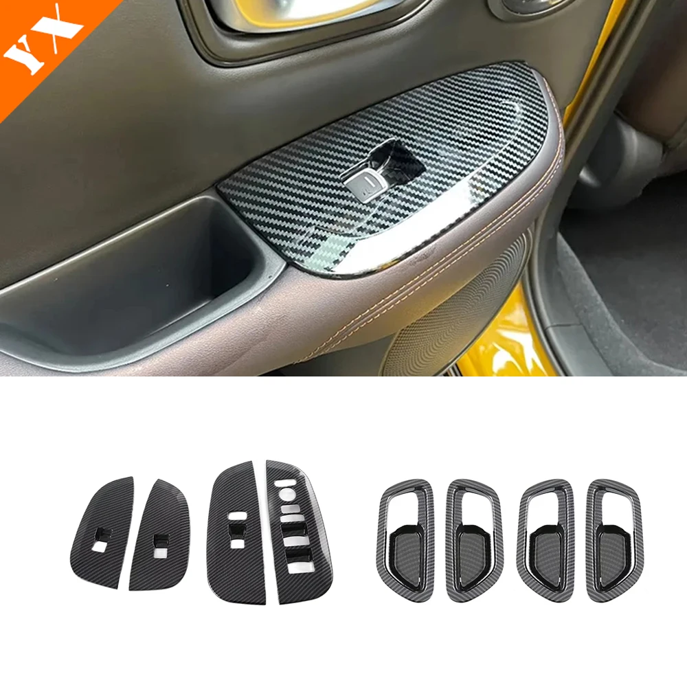 Car Inner Door Handle Armrest Window Glass Lift Switch Cover Trim for Honda ZRV ZR-V Accessories 2022-2023 Carbon Frame Garnish
Car Inner Door Handle Armrest Window Glass Lift Switch Cover Trim for Honda ZRV ZR-V Accessories 2022-2023 Carbon Frame Garnish