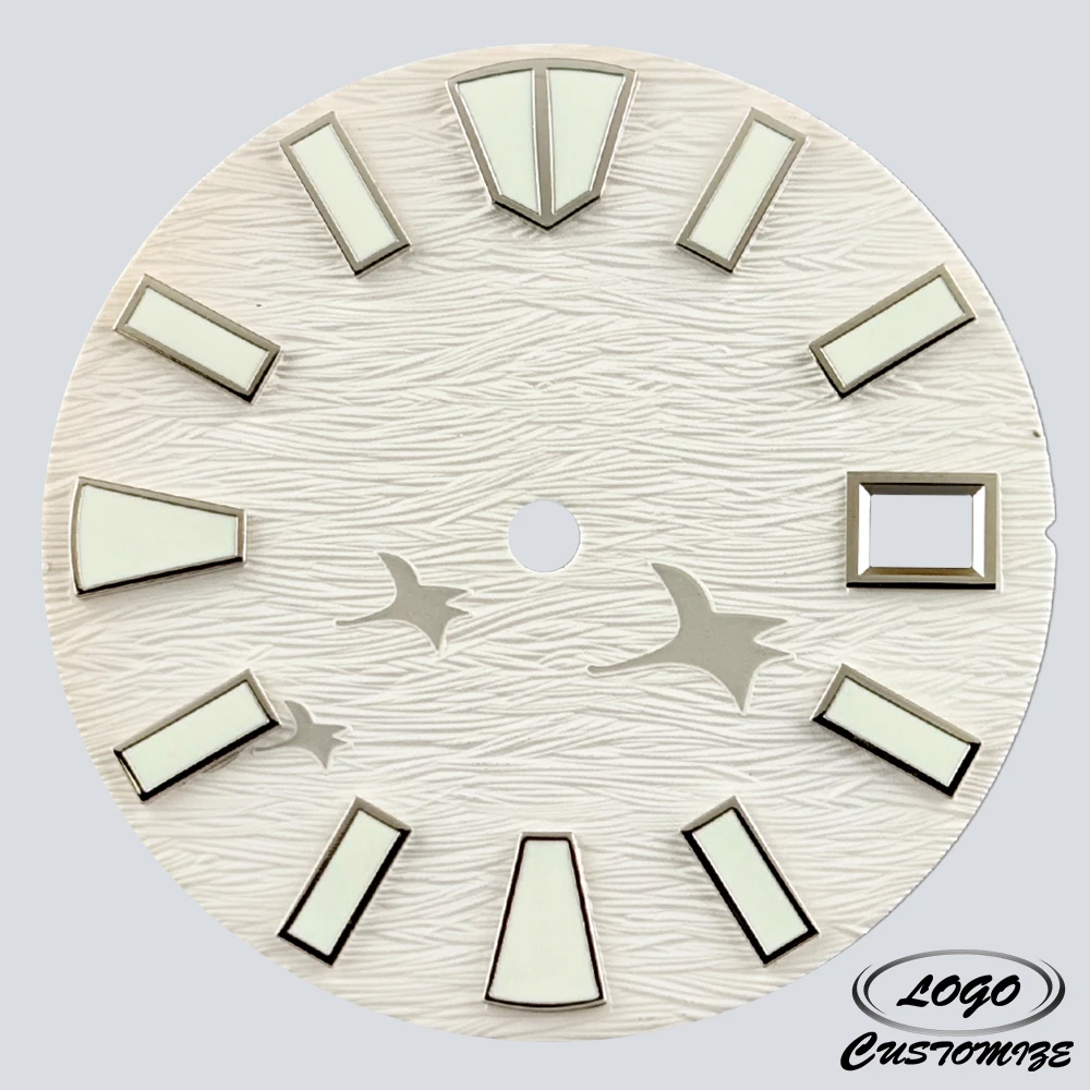 Customizable LOGO dial NH35 dial suitable for NH34/NH35/36 movements watch dial watch accessories
Customizable LOGO dial NH35 dial suitable for NH34/NH35/36 movements watch dial watch accessories