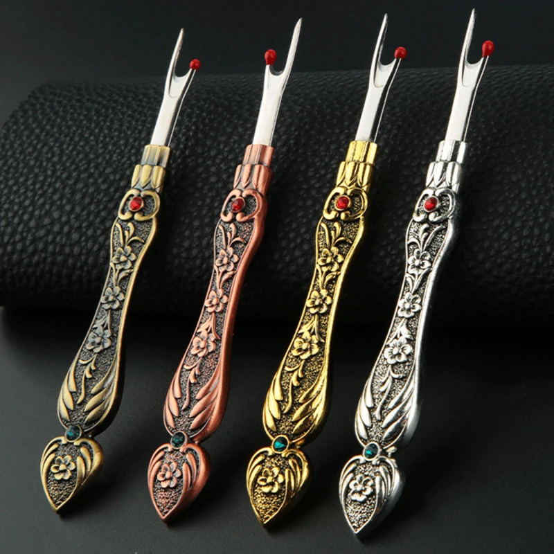 1Pc Retro Thread Removal Knife 4 Colors Seam Ripper Cross-stitch Thread Cutter DIY Craft Sewing Tools Needlework Accessories
1Pc Retro Thread Removal Knife 4 Colors Seam Ripper Cross-stitch Thread Cutter DIY Craft Sewing Tools Needlework Accessories