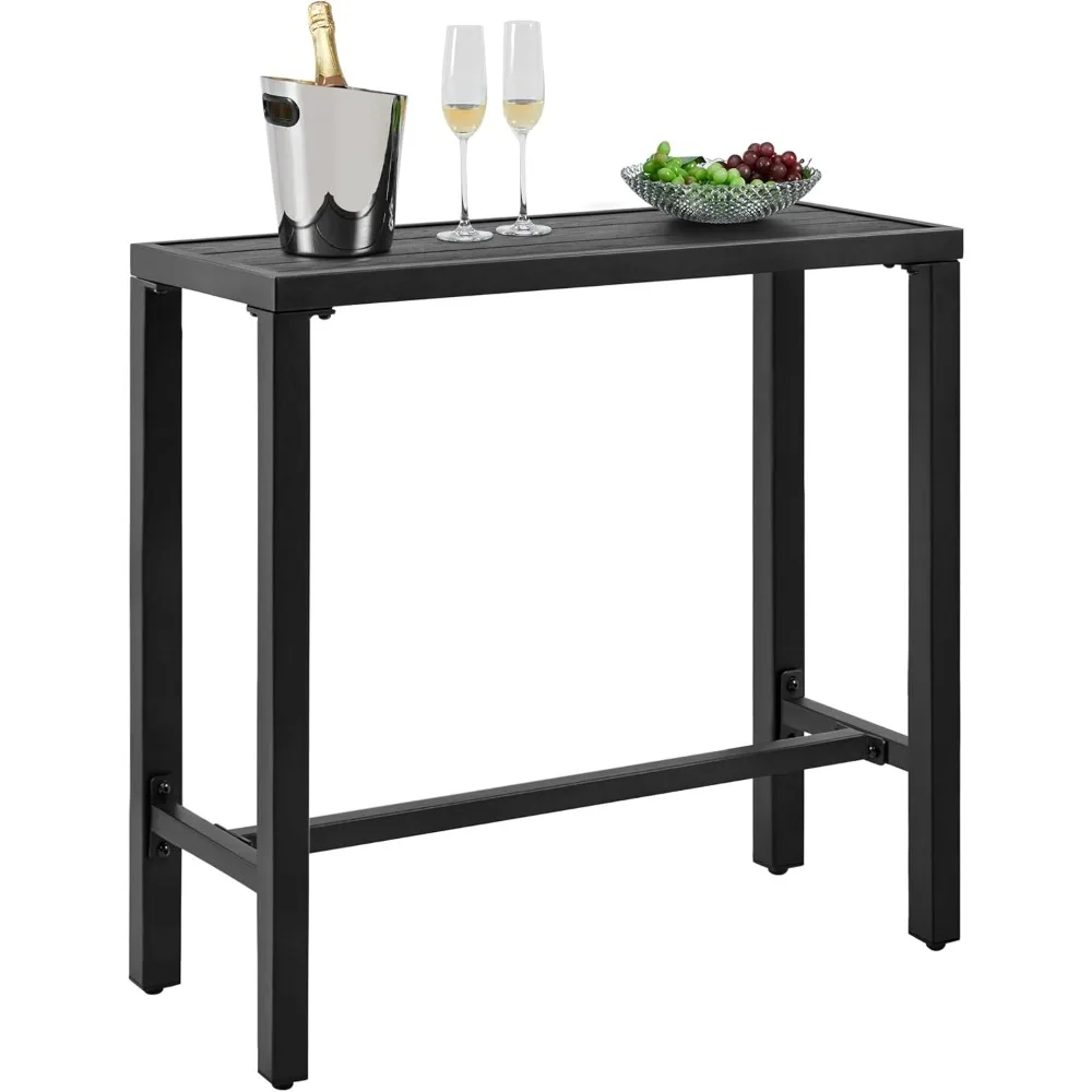 Outdoor Bar Table, 39'' Square Bar Height Dining Table with Weather Resistant Waterproof Top, Outdoor Furniture
Outdoor Bar Table, 39'' Square Bar Height Dining Table with Weather Resistant Waterproof Top, Outdoor Furniture