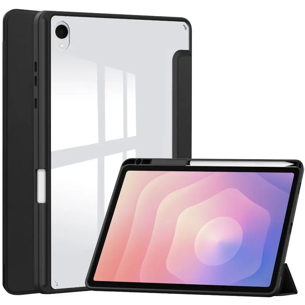 Shockproof Acrylic Hard Case for Samsung Galaxy Tab S11 11 2025 SM-X730 SM-X736 11 inch with Pencil Holder
Shockproof Acrylic Hard Case for Samsung Galaxy Tab S11 11 2025 SM-X730 SM-X736 11 inch with Pencil Holder