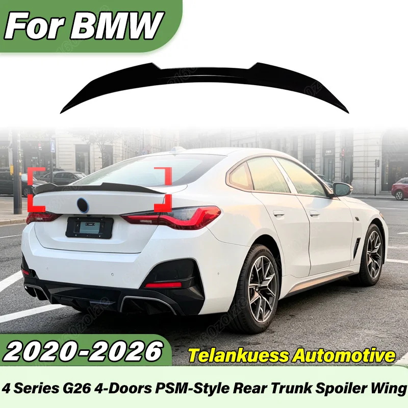 For BMW 4 Series G26 Four Door 2020 2021 2022 2023 2024 2025 2026 Car Rear Trunk Spoiler Sports Racing Blade Tail Wing Body Kit
For BMW 4 Series G26 Four Door 2020 2021 2022 2023 2024 2025 2026 Car Rear Trunk Spoiler Sports Racing Blade Tail Wing Body Kit