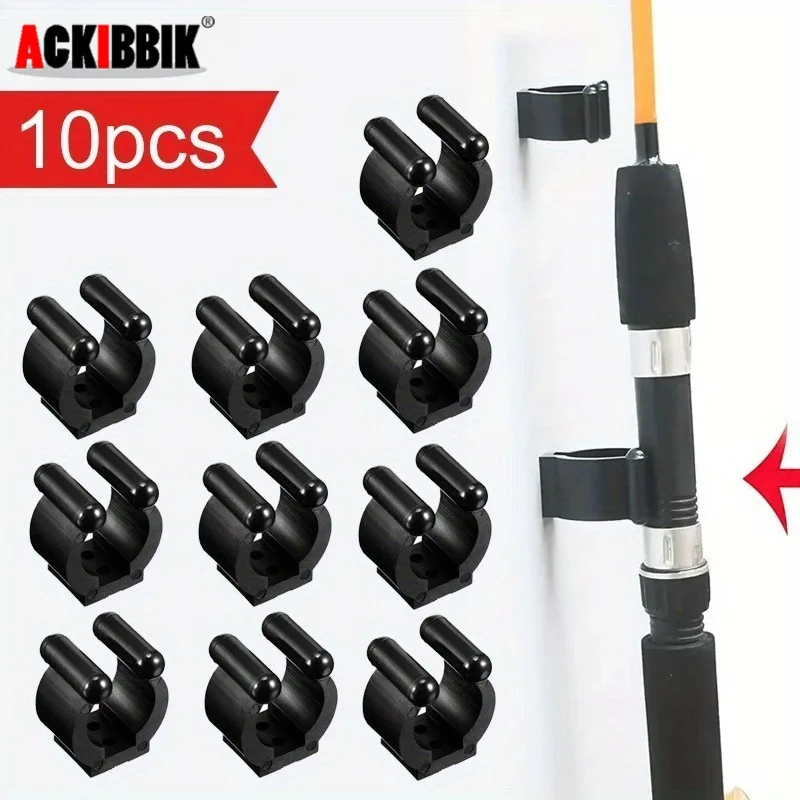 Ackibbik 10pcs Wall Mount Fishing Rod Holder Rack Storage Clips Pole Racks Fishing Rod Rack Billiards Snooker Cue Locating Clip
Ackibbik 10pcs Wall Mount Fishing Rod Holder Rack Storage Clips Pole Racks Fishing Rod Rack Billiards Snooker Cue Locating Clip