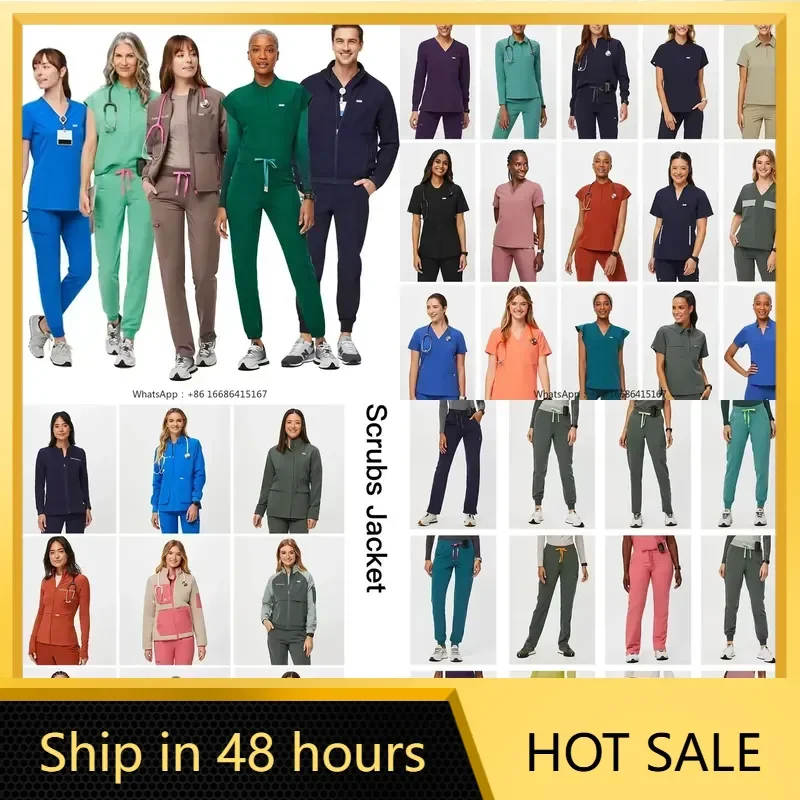 Customize Medical Scrubs Nursing Jogger Nurse Hospital Uniform Woman Scrub Suit Scrubs Uniforms Sets Fashionable
Customize Medical Scrubs Nursing Jogger Nurse Hospital Uniform Woman Scrub Suit Scrubs Uniforms Sets Fashionable
