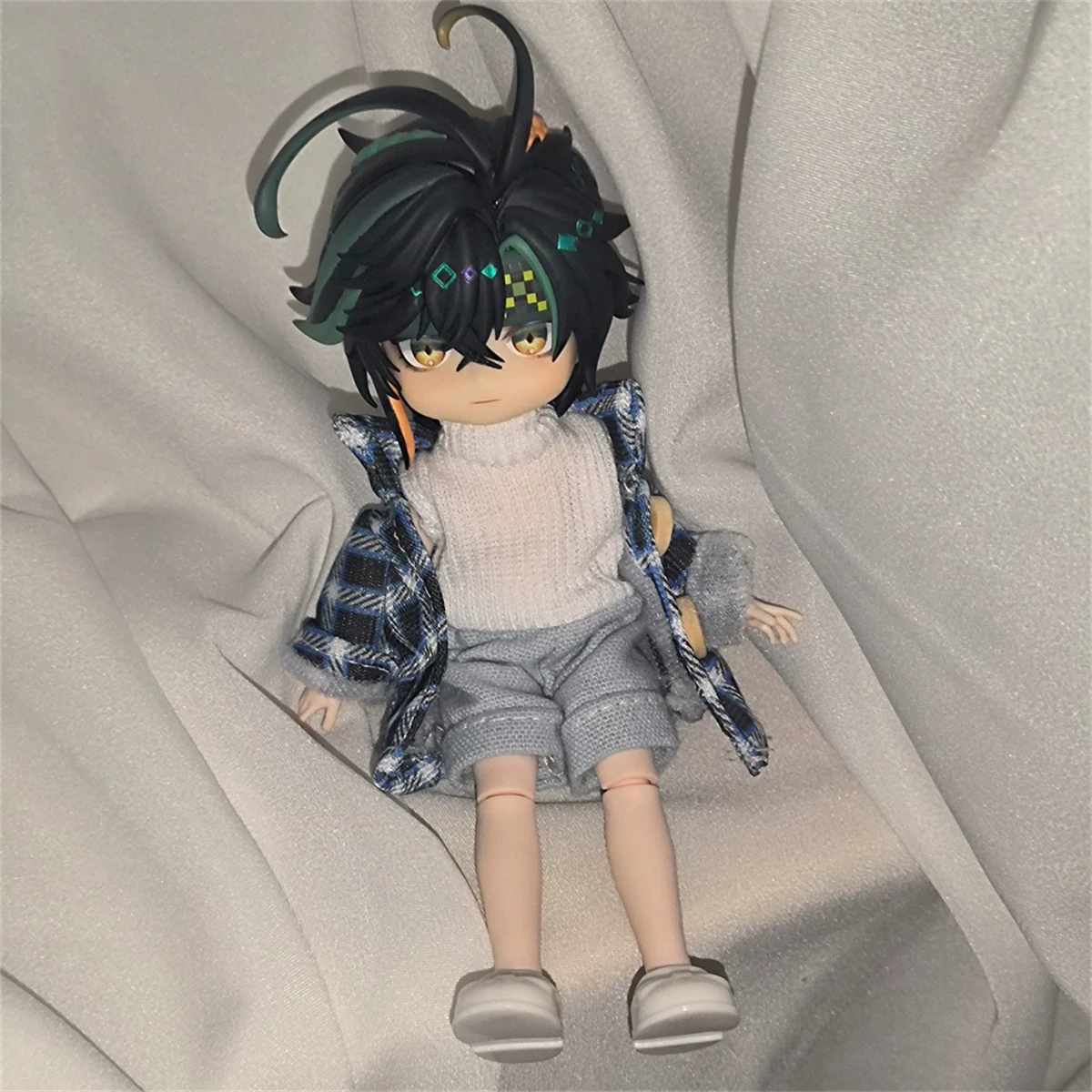 Genshin Impact Xiao Kinich Ob11 Colored Hair Game Ob22 1/12 BJD GSC Wig Handmade Customized Cosplay DIY Doll Accessories
Genshin Impact Xiao Kinich Ob11 Colored Hair Game Ob22 1/12 BJD GSC Wig Handmade Customized Cosplay DIY Doll Accessories