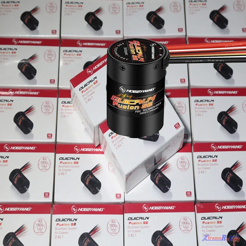 Upgraded Hobbywing Quicrun Fusion SE 40A 1800KV 1200KV Waterproof Combination Engine ESC For 1/10 1/8 RC Model Car
Upgraded Hobbywing Quicrun Fusion SE 40A 1800KV 1200KV Waterproof Combination Engine ESC For 1/10 1/8 RC Model Car