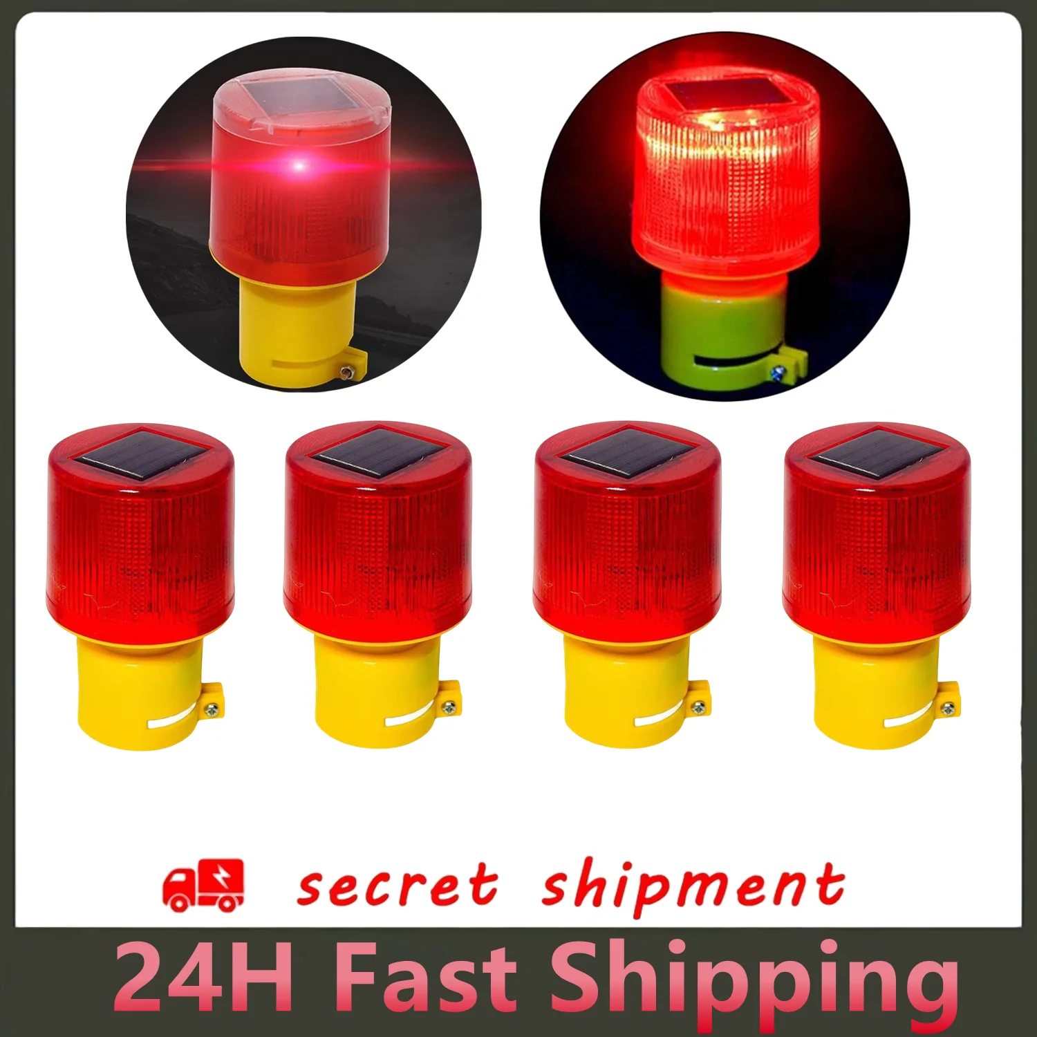 1/4Pcs Solar LED Emergency Light Solar Traffic Tower Crane Warning Light LED Bulb Lamp Construction Site Road Marine Alarm Lamp
1/4Pcs Solar LED Emergency Light Solar Traffic Tower Crane Warning Light LED Bulb Lamp Construction Site Road Marine Alarm Lamp