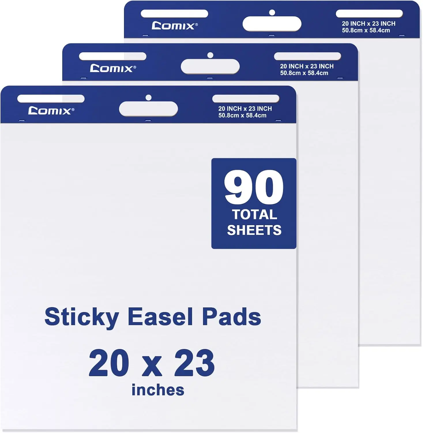 Large 20x23 Inches Flip Chart Paper, 30 Sheets/Pad, 3 Pads/Pack, Self-Stick Easel Pad for Teachers, Office Workers
Large 20x23 Inches Flip Chart Paper, 30 Sheets/Pad, 3 Pads/Pack, Self-Stick Easel Pad for Teachers, Office Workers