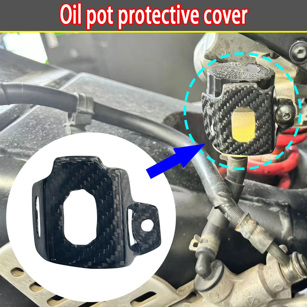 NEW For Yamaha MT-03 MT-07 MT-09 MT-07 FZ-09 Motorcycle Carbon Fiber Rear Brake Fluid Reservoir Oil Pot Protective Cover
NEW For Yamaha MT-03 MT-07 MT-09 MT-07 FZ-09 Motorcycle Carbon Fiber Rear Brake Fluid Reservoir Oil Pot Protective Cover