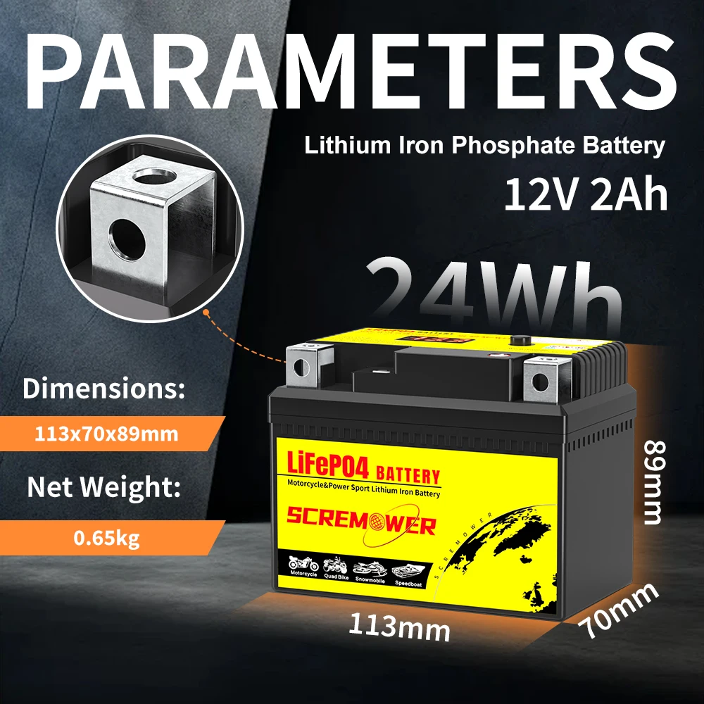 4L-BS аккумулятор для мотоцикла LiFePO4 12 В 2 Ач 160CCA с пусковой батареей BMS, литий-железо-фосфатная аккумуляторная батарея для скутера
4L-BS аккумулятор для мотоцикла LiFePO4 12 В 2 Ач 160CCA с пусковой батареей BMS, литий-железо-фосфатная аккумуляторная батарея для скутера
