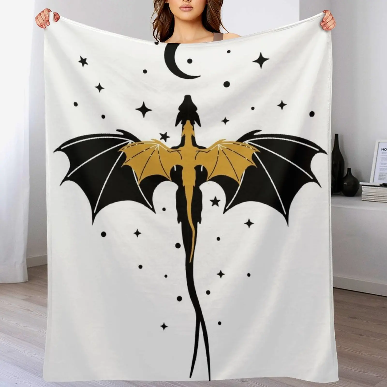 Black and Gold Starry Dragons Throw Blanket Stuffeds Thin Personalized Gift Luxury Brand Blankets
Black and Gold Starry Dragons Throw Blanket Stuffeds Thin Personalized Gift Luxury Brand Blankets
