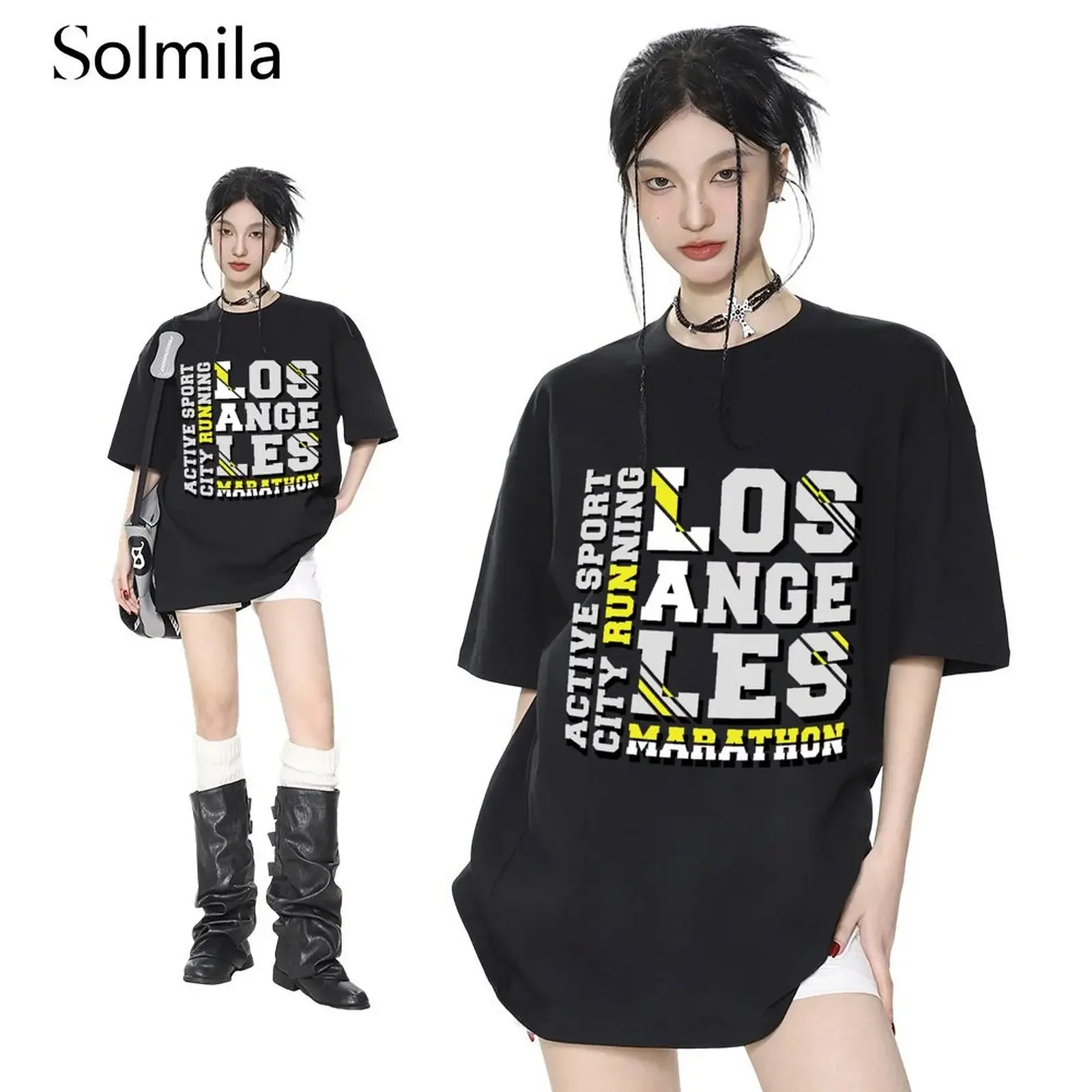 Women Round Neck Casual T Shirt Daily Wear Vacation Outfit Comfortable Material Korean Screen Pattern Perfect For Spring
Women Round Neck Casual T Shirt Daily Wear Vacation Outfit Comfortable Material Korean Screen Pattern Perfect For Spring