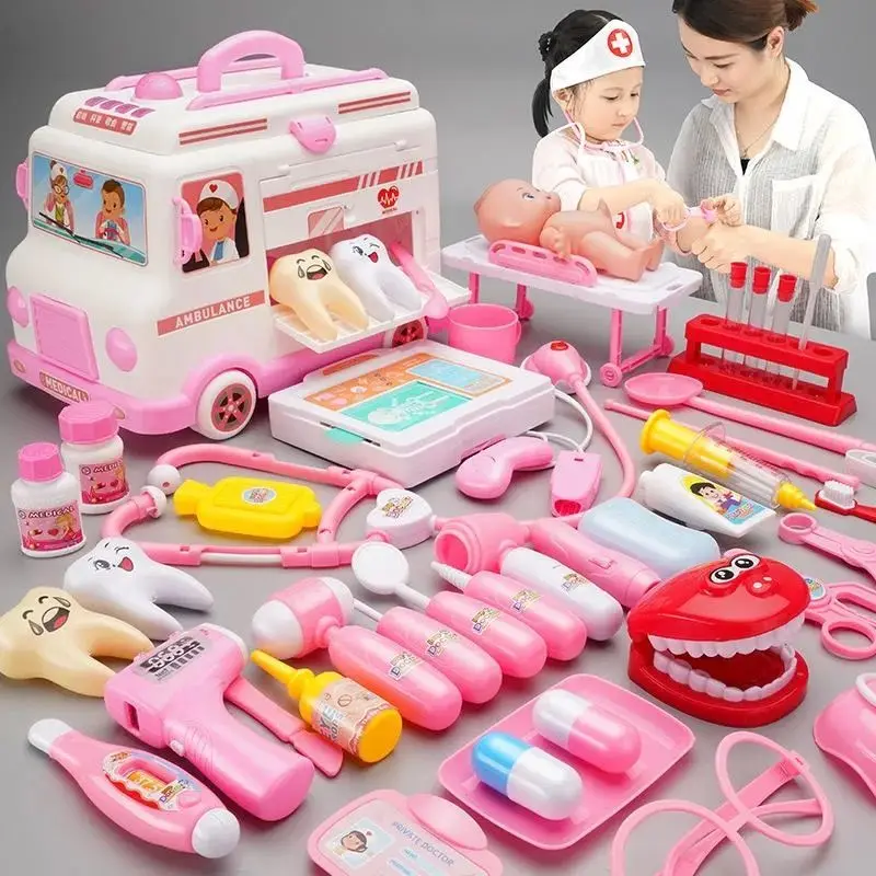 2023 New Boy Girls Role Play Doctor Game Medicine Simulation Dentist Treating Teeth Pretend Play Toy for Toddler Baby Kids Gifts
2023 New Boy Girls Role Play Doctor Game Medicine Simulation Dentist Treating Teeth Pretend Play Toy for Toddler Baby Kids Gifts