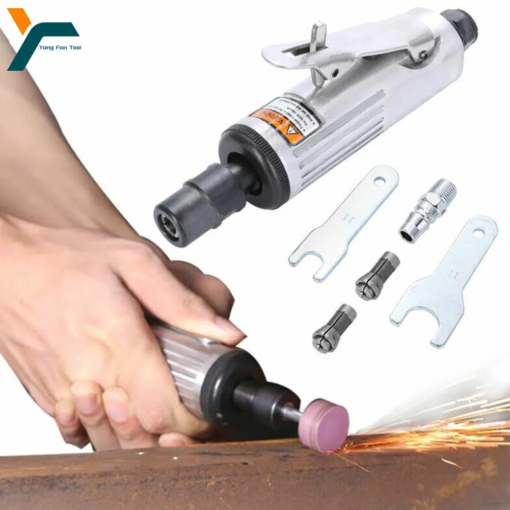 90PSI Air Die Grinder Pneumatic Engraving Grinding Machine Tire Repair Grinder Polishing Machine Small Mill Wheel Profession Kit
90PSI Air Die Grinder Pneumatic Engraving Grinding Machine Tire Repair Grinder Polishing Machine Small Mill Wheel Profession Kit