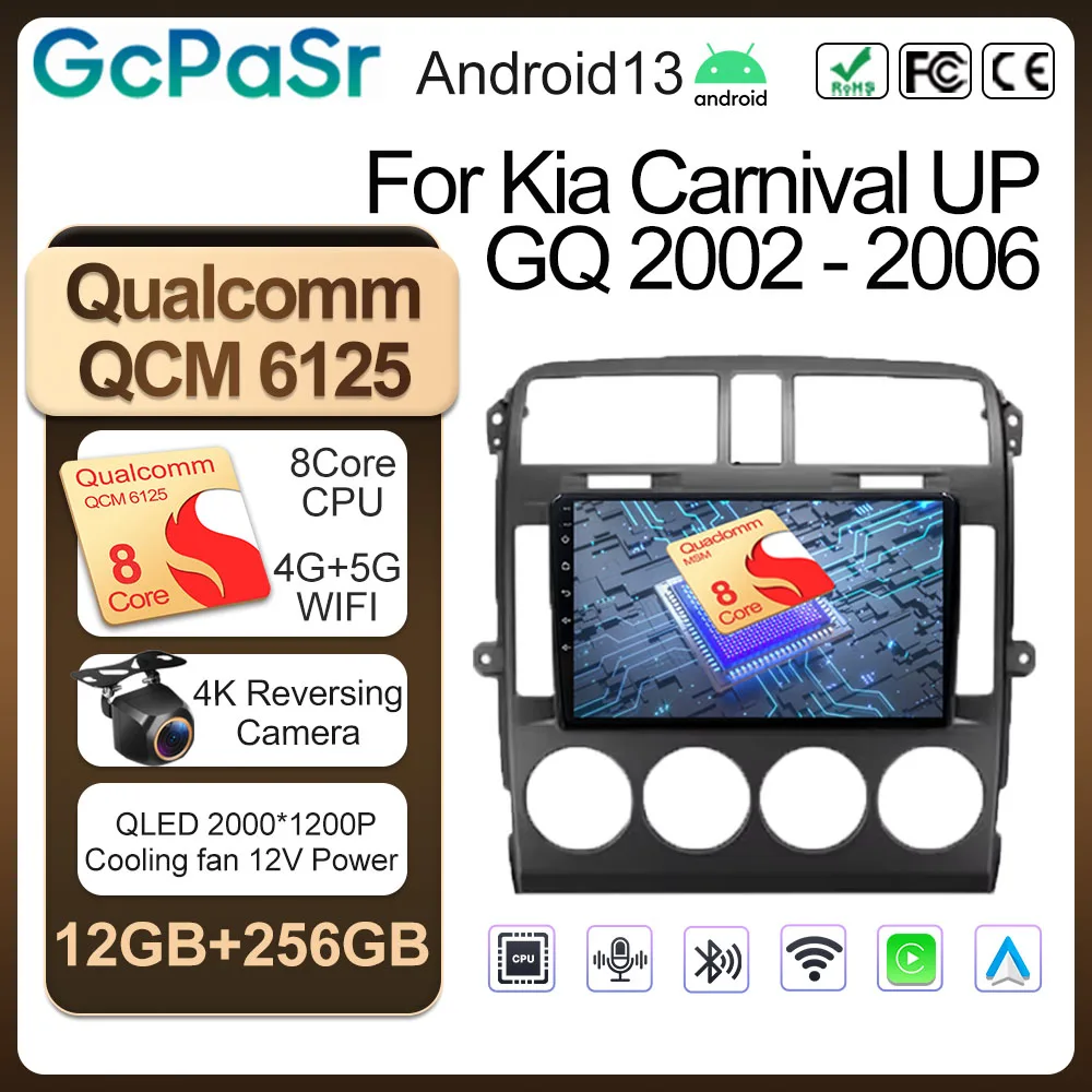 Android For Kia Carnival UP GQ 2002 - 2006 Video Carplay Navigation Touch Screen Stereo Radio Auto Multimedia Head Player Dash
Android For Kia Carnival UP GQ 2002 - 2006 Video Carplay Navigation Touch Screen Stereo Radio Auto Multimedia Head Player Dash