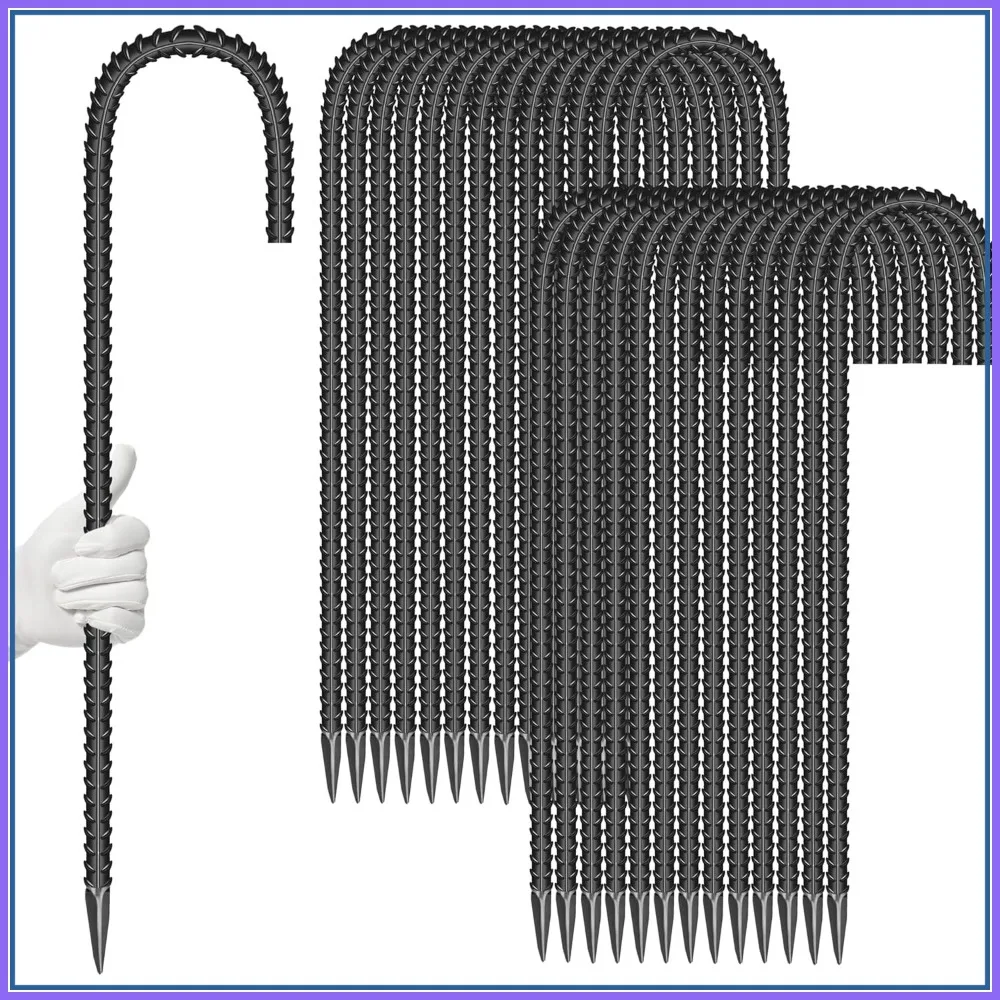 27 Pcs 16-Inch Galvanized Steel J Shape Ground Stakes for Tents, Fences & Trampolines
27 Pcs 16-Inch Galvanized Steel J Shape Ground Stakes for Tents, Fences & Trampolines
