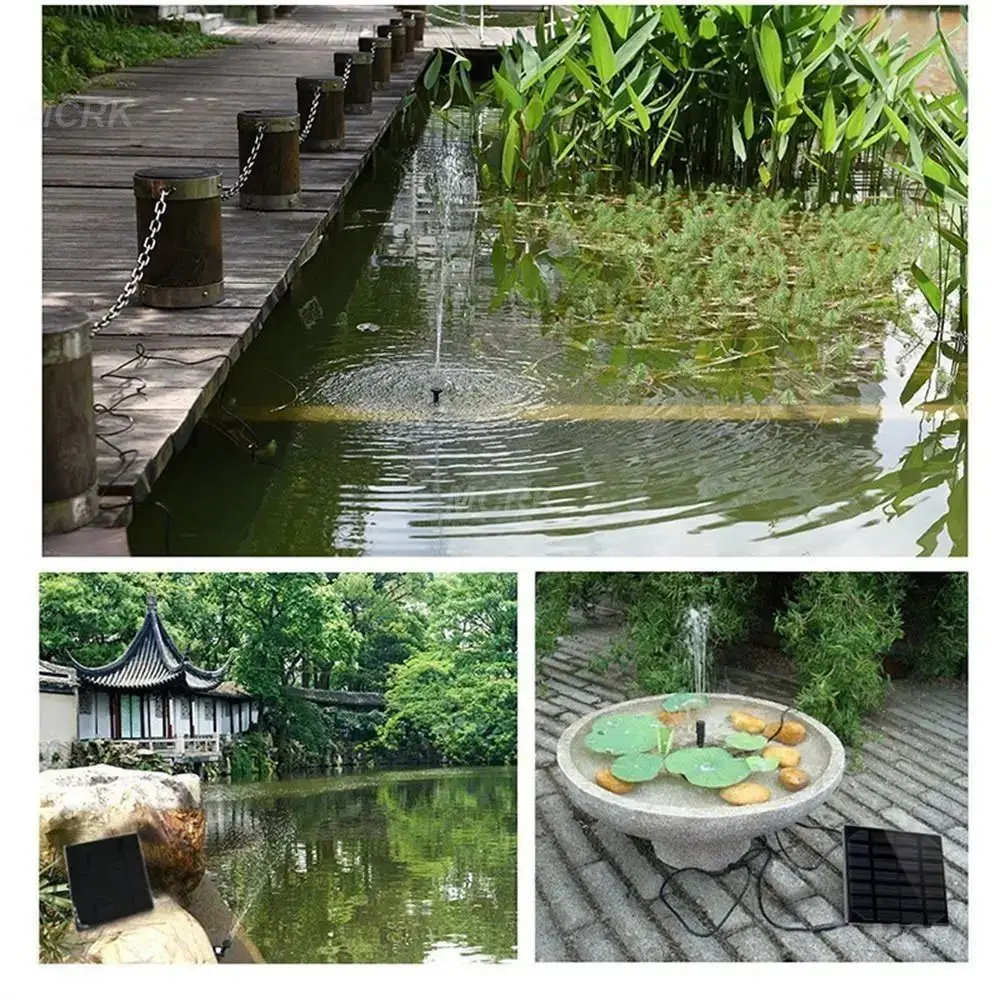 Mini Solar Panel Water Pump 4 Nozzles DC Brushless Solar Fountain Pump DIY 200L/H Solar Water Fountain Pool
Mini Solar Panel Water Pump 4 Nozzles DC Brushless Solar Fountain Pump DIY 200L/H Solar Water Fountain Pool