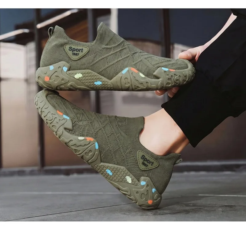 Men's Casual Student Daily Walking Footwear 2026 Summer Breathable Knit Slip On Lightweight Street Trendy Sock Sneakers
Men's Casual Student Daily Walking Footwear 2026 Summer Breathable Knit Slip On Lightweight Street Trendy Sock Sneakers