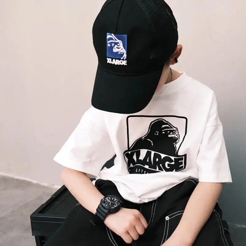 Summer Boys' Short Sleeved T-shirt Pure Cotton New Korean Cartoon Children's Loose T-shirt Top
Summer Boys' Short Sleeved T-shirt Pure Cotton New Korean Cartoon Children's Loose T-shirt Top