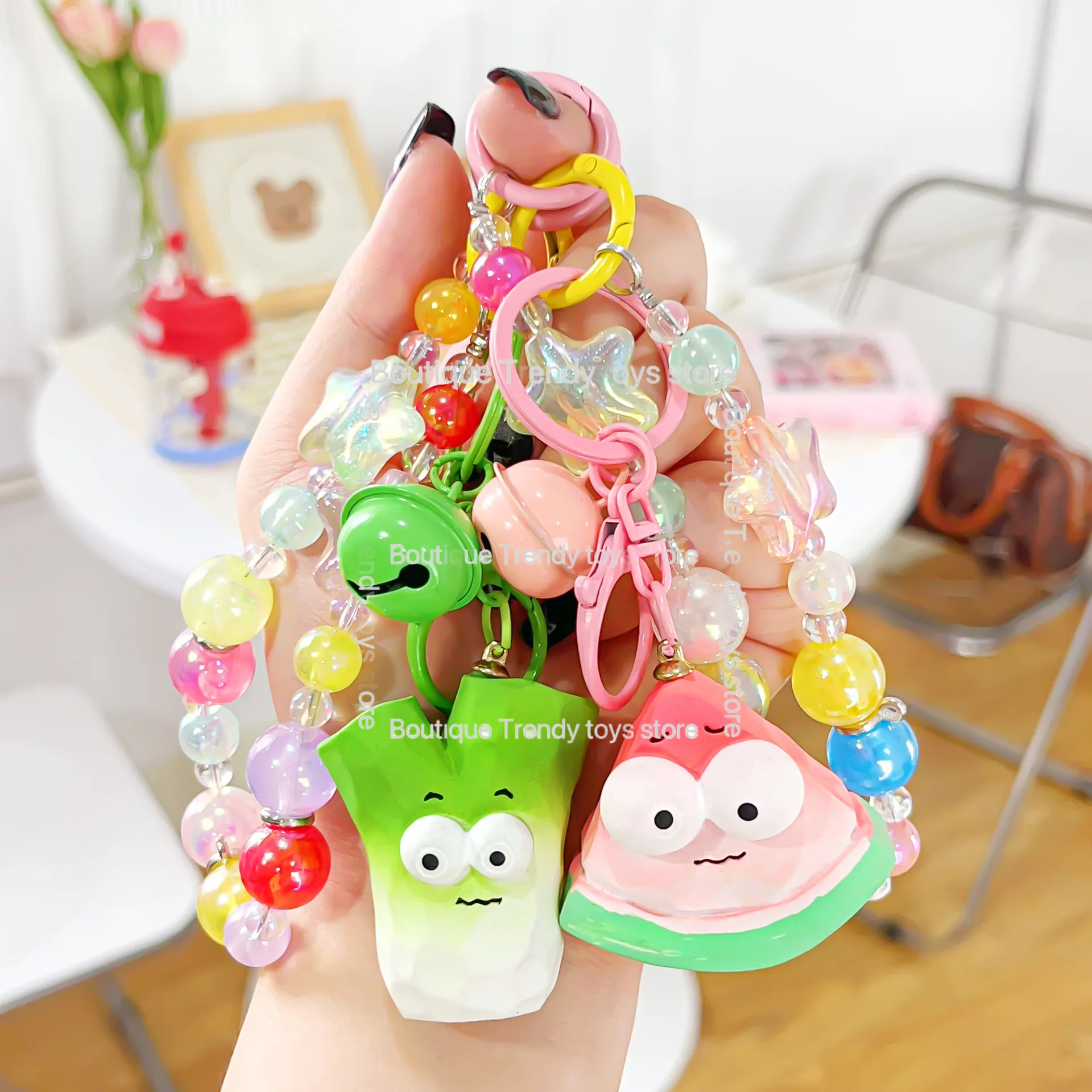 In Stock Handmade Beaded Keychain Resin Fruits Vegetables Pendant Cute Bag Charm Cup Decoration Fashion Trendy Accessories Gift
In Stock Handmade Beaded Keychain Resin Fruits Vegetables Pendant Cute Bag Charm Cup Decoration Fashion Trendy Accessories Gift