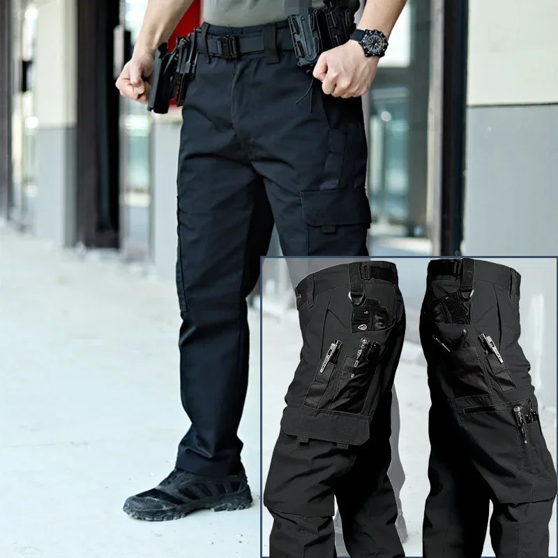 Outdoor Work Tactical Pants Mens Waterproof Cargo Trousers New Spring Multi-pocket Wear-Resistant Pants Hiking Training Overalls
Outdoor Work Tactical Pants Mens Waterproof Cargo Trousers New Spring Multi-pocket Wear-Resistant Pants Hiking Training Overalls