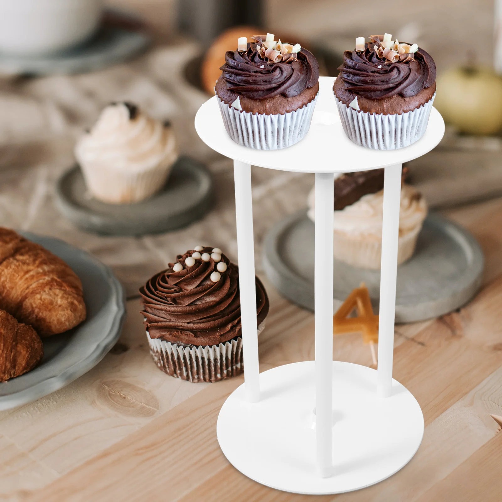 2Sets Acrylic Round Transparent Cake Display Stand Dessert Holder Tabletop Wedding Party Cake Tray Dessert Accessories 
2Sets Acrylic Round Transparent Cake Display Stand Dessert Holder Tabletop Wedding Party Cake Tray Dessert Accessories