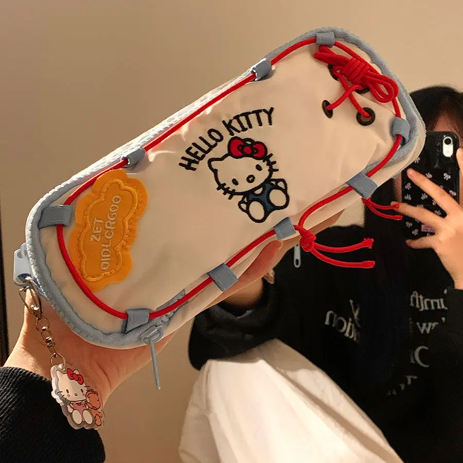 Hello Kitty Drawstring Pencil Case High-capacity Embroidery Multilayer Pencil Case Fashion Personality Personality Pouch
Hello Kitty Drawstring Pencil Case High-capacity Embroidery Multilayer Pencil Case Fashion Personality Personality Pouch