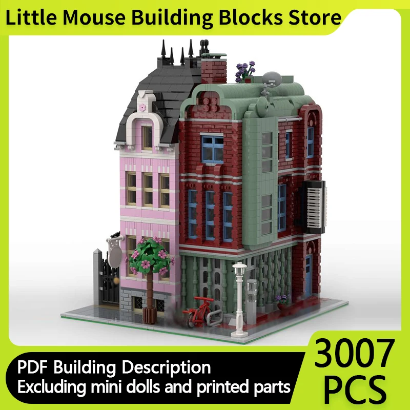 City Street View Model MOC Building Bricks Corner Music Shop Modular Technology Gifts Holiday Assemble Children Toys Suit
City Street View Model MOC Building Bricks Corner Music Shop Modular Technology Gifts Holiday Assemble Children Toys Suit
