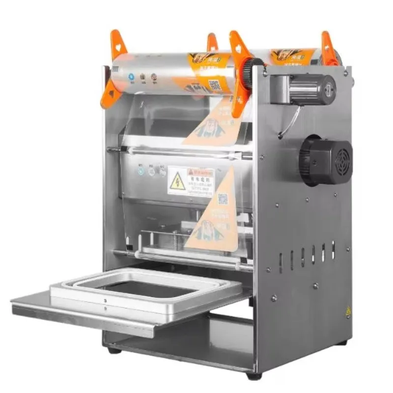 Fresh-keeping box sealing machine, takeaway packing box, milk tea cup sealing machine, sealing equipment
Fresh-keeping box sealing machine, takeaway packing box, milk tea cup sealing machine, sealing equipment