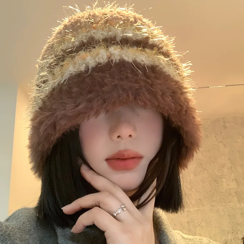 Korean Plush Fisherman Hat Women's Fall and Winter Day Dopamine Matching Color Warm Knit Hat
Korean Plush Fisherman Hat Women's Fall and Winter Day Dopamine Matching Color Warm Knit Hat