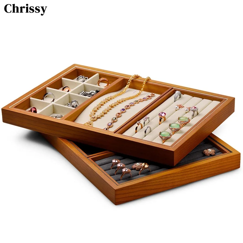 Wooden Jewelry Organizer Stand Ring Earrings Necklace Pendant Storage Tray Jewelry Display Holder Diamond Storage Tray
Wooden Jewelry Organizer Stand Ring Earrings Necklace Pendant Storage Tray Jewelry Display Holder Diamond Storage Tray