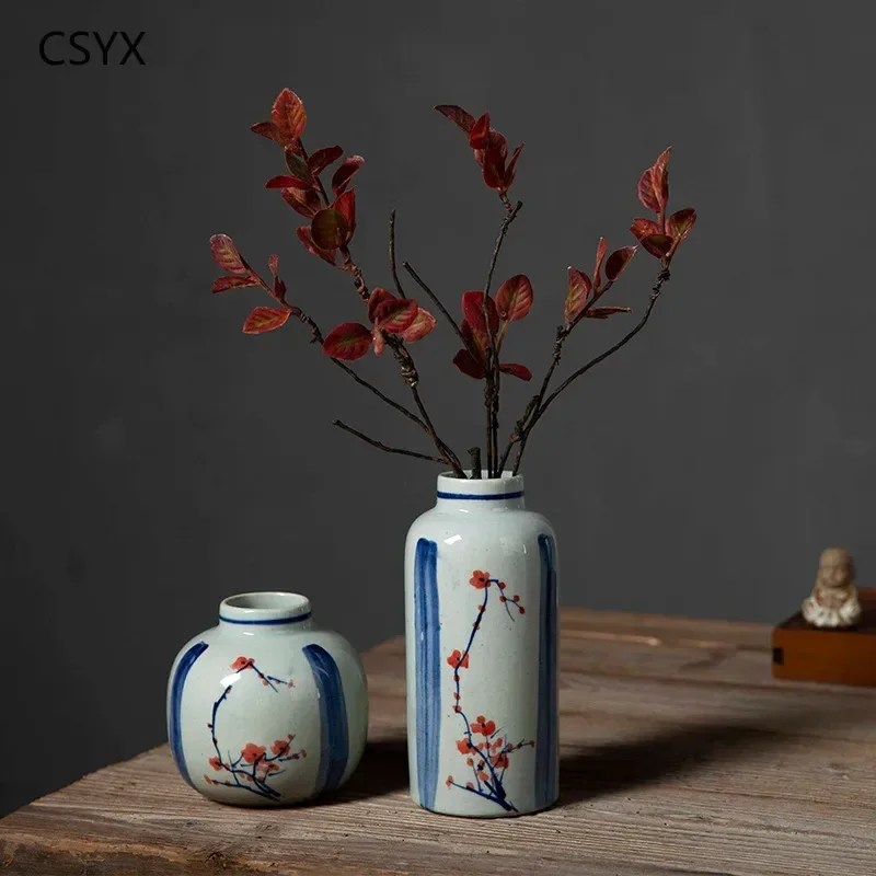 Jingdezhen Handcrafted White Ceramic Vase - New Chinese Style, Mini Tea Table Floral/Hydroponic Room Decor
Jingdezhen Handcrafted White Ceramic Vase - New Chinese Style, Mini Tea Table Floral/Hydroponic Room Decor