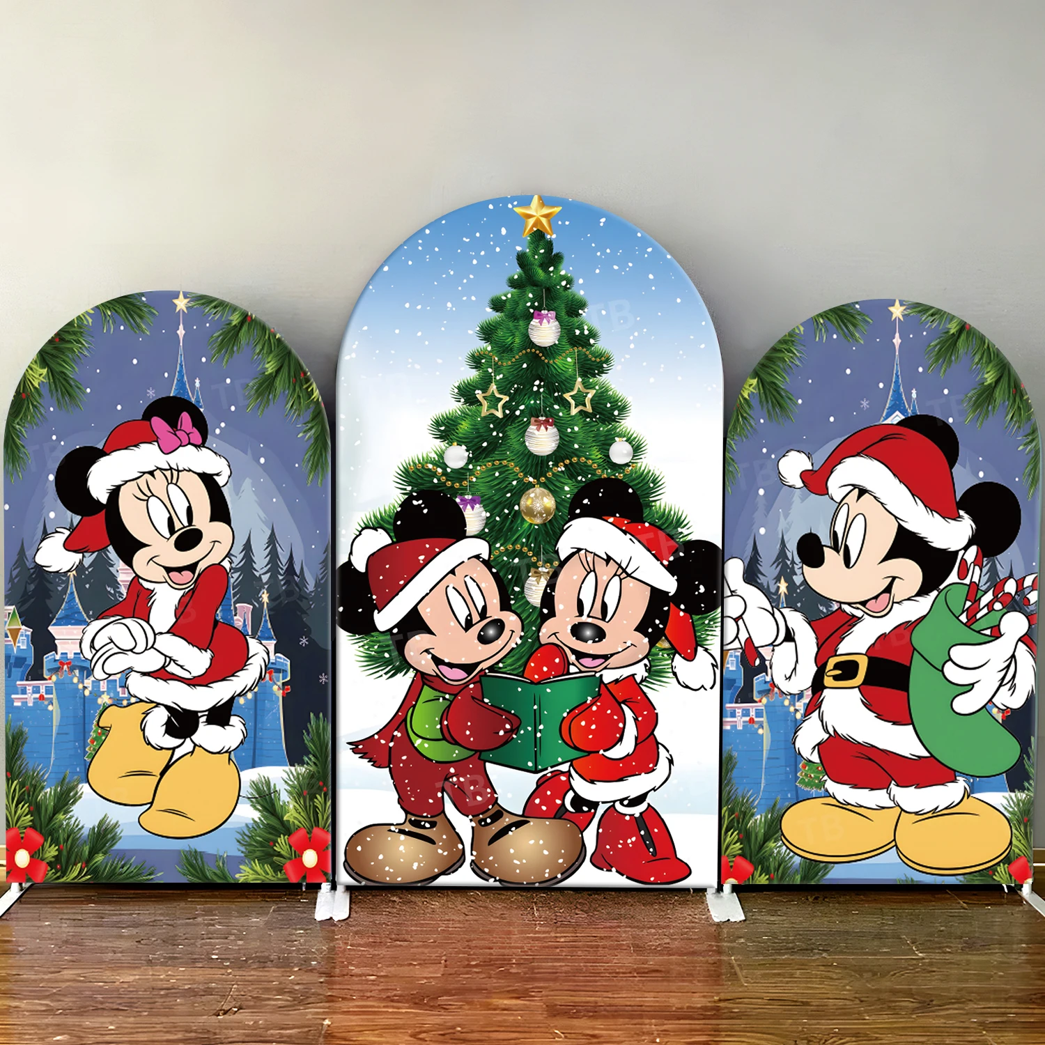 TB Christmas Day Mickey Mouse Arch Backdrop Cover Celebrate The New Year Party Background Wall Decortion Props Elastic Fabric
TB Christmas Day Mickey Mouse Arch Backdrop Cover Celebrate The New Year Party Background Wall Decortion Props Elastic Fabric