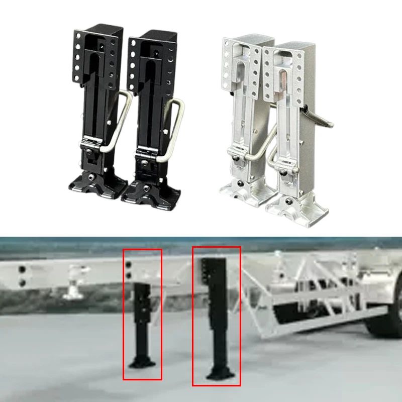 Metal Simulation Support Leg for 1/14 Tamiya RC Truck 40 Feet Trailer Semi Trailer DIY Parts
Metal Simulation Support Leg for 1/14 Tamiya RC Truck 40 Feet Trailer Semi Trailer DIY Parts