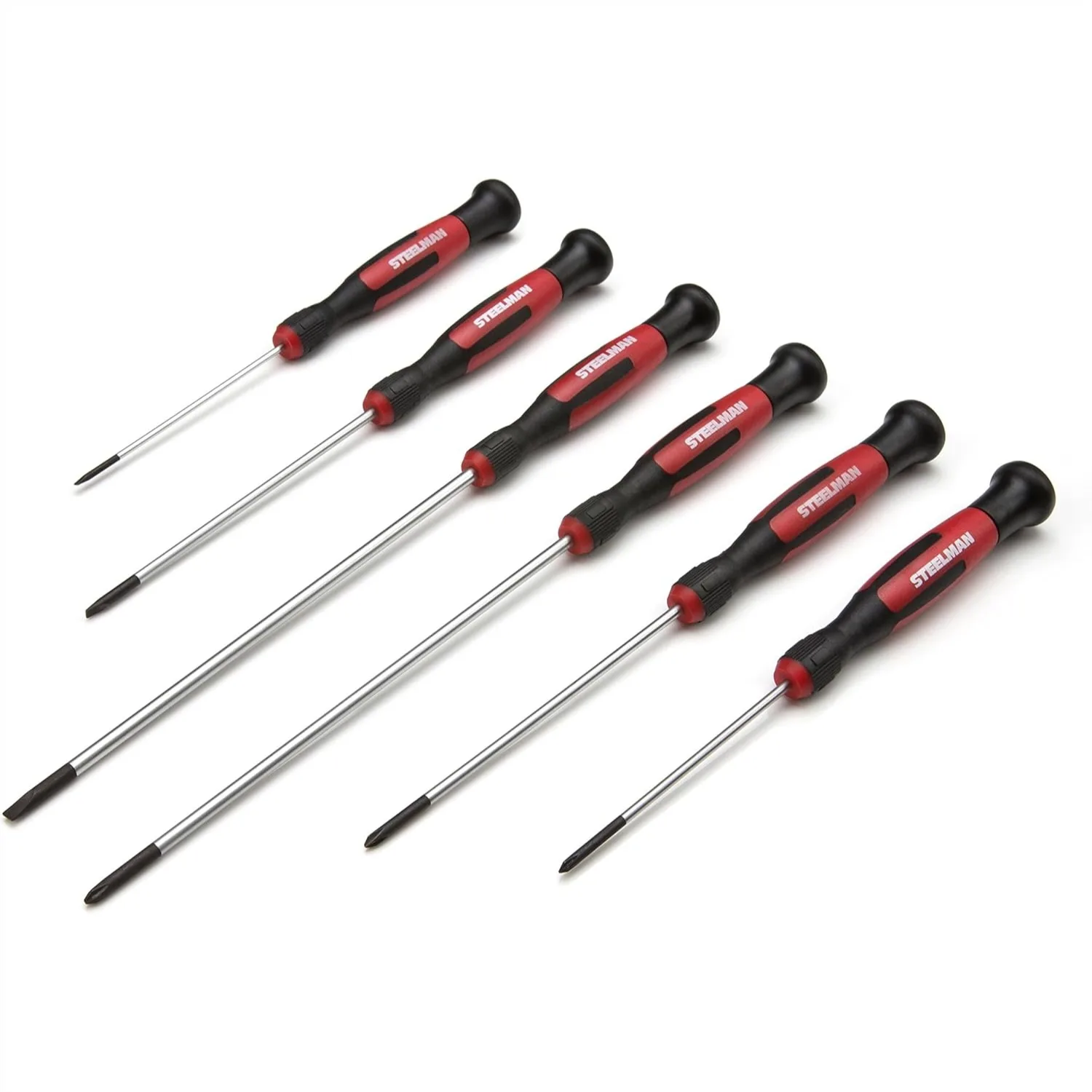 6-Piece Precision Screwdriver Set With Swivel Head Magnetic Tips Slotted Phillips Sizes 2.0mm 3.0mm 4.0mm PH00 PH0 PH1 For Electronics Repair
6-Piece Precision Screwdriver Set With Swivel Head Magnetic Tips Slotted Phillips Sizes 2.0mm 3.0mm 4.0mm PH00 PH0 PH1 For Electronics Repair