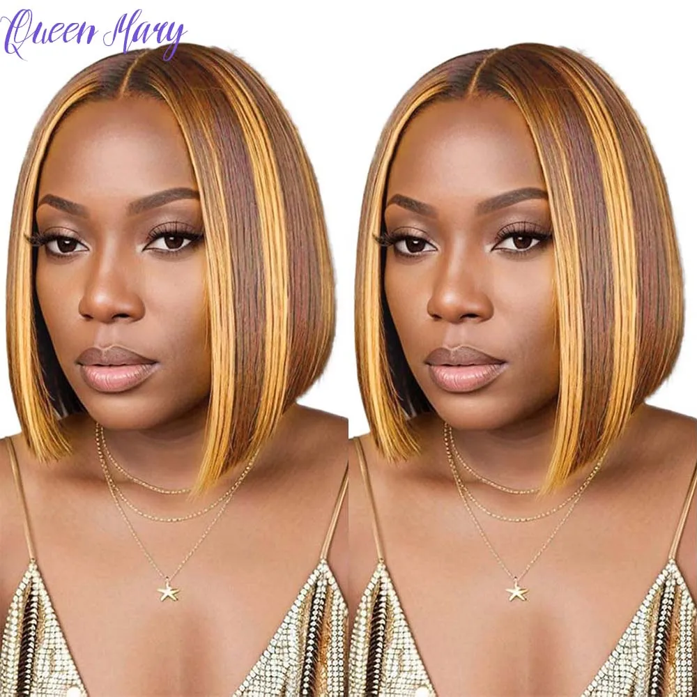 Ombre 4/27 Honey Blonde Highlight 13×4 Straight Transparent Lace Front Wig Human Hair Bob Pre Plucked 180 Density Wigs 14 Inch
Ombre 4/27 Honey Blonde Highlight 13×4 Straight Transparent Lace Front Wig Human Hair Bob Pre Plucked 180 Density Wigs 14 Inch