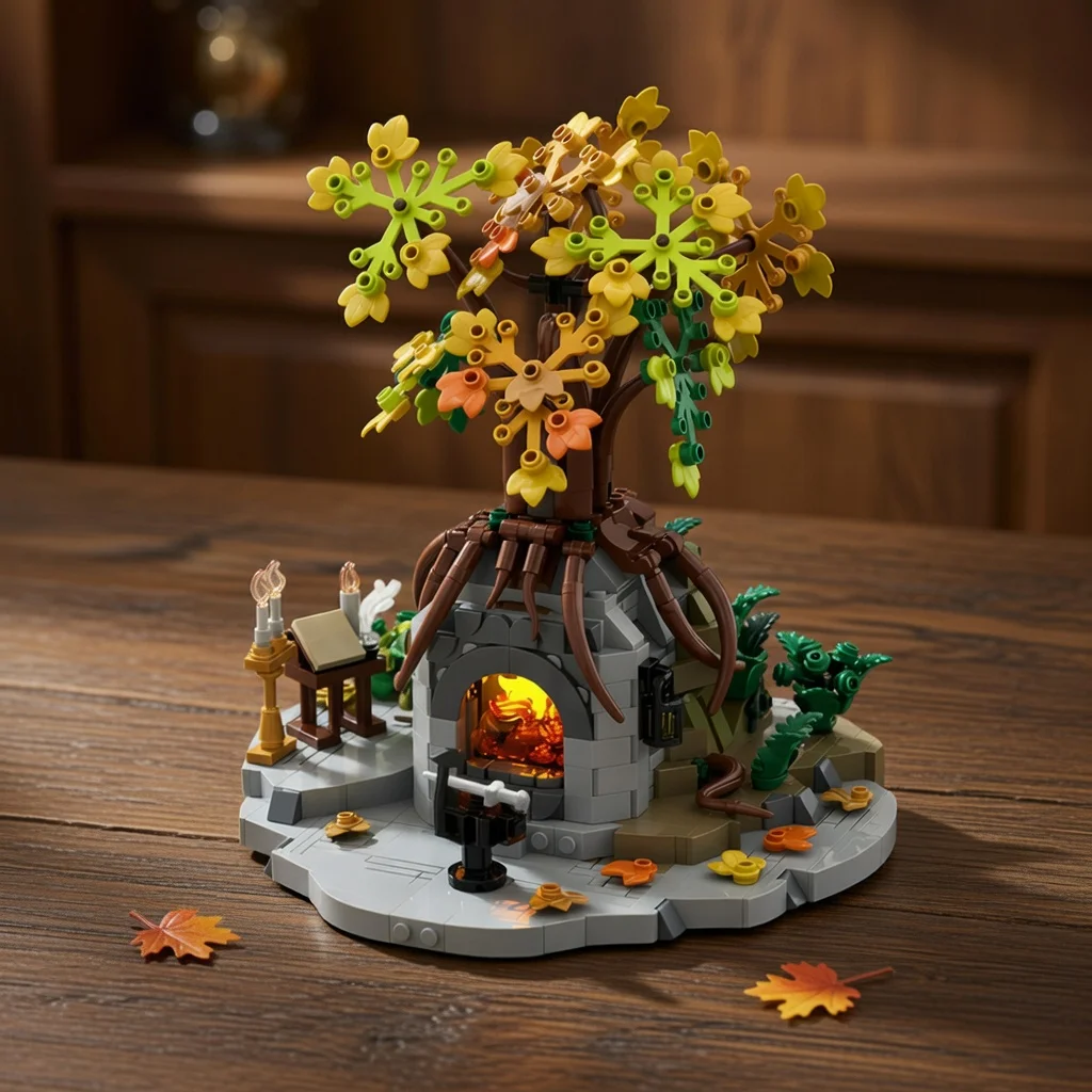 MOC Medieval Magic Forge Building Blocks Elf Sanctuary Sword Reforging Bricks Model DIY Adult Collection Desktop Decor
MOC Medieval Magic Forge Building Blocks Elf Sanctuary Sword Reforging Bricks Model DIY Adult Collection Desktop Decor