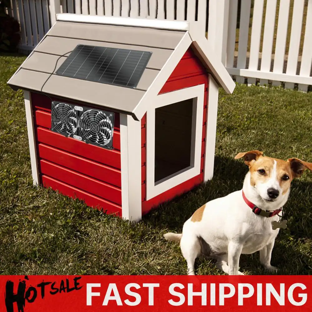 15W 12V Solar Powered Fan Kit IP65 Waterproof Solar Panel Exhaust Fans Regulate Temperature Solar Access Fan Kit for Pet House
15W 12V Solar Powered Fan Kit IP65 Waterproof Solar Panel Exhaust Fans Regulate Temperature Solar Access Fan Kit for Pet House